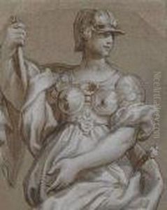Minerva by Domenico Piola