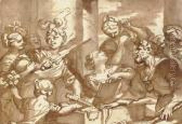 Achilles And The Daughters Of Lycomedes - view 1