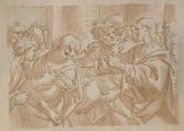 Christ And The Woman Taken In Adultery - view 1