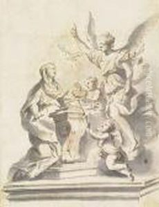 The Annunciation by Domenico Piola
