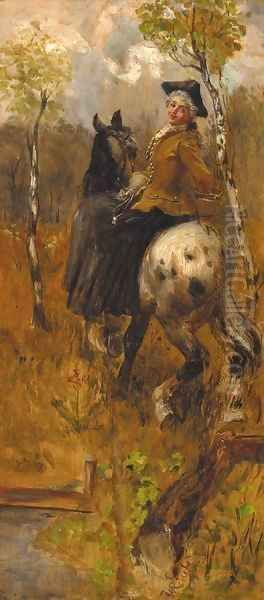 Riding side-saddle - view 1
