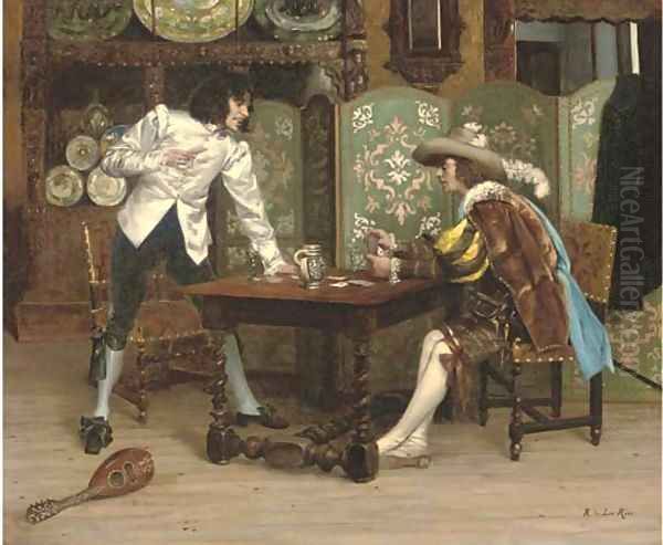 A game of cards - view 1