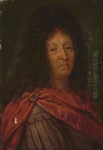 Portrait of a Louis XIV, bust-length by Hyacinthe Rigaud
