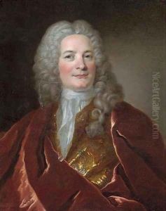 Portrait of a gentleman 3 by Hyacinthe Rigaud