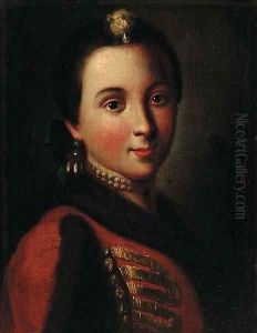 Portrait of a lady by Pietro Antonio Rotari