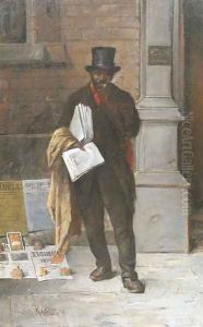Le vendeur des journaux by Jules-Felix Ragot
