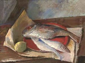 Still life with fish by Vera Rockline