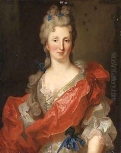 Portrait of a Lady, said to be Madame L.A. de Crozat, Marchale de Broglie by Jean Ranc
