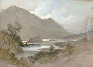 Kilchurn Castle, Loch Awe by Thomas Miles Jnr Richardson