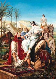 The Arrival of Rebecca by Arthur Georges Baron Von Ramberg: