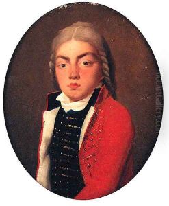 Portrait of a young Man, small half-length, in uniform