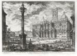 Veduta Della Basilica Di Sta.maria Maggiore by Giovanni Battista Piranesi