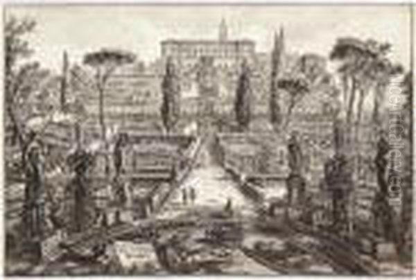 The Villa Albani; The Villa D'este, Tivoli - view 1