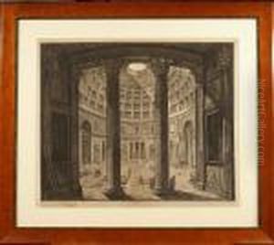Veduta Interna Del Pantheon by Giovanni Battista Piranesi