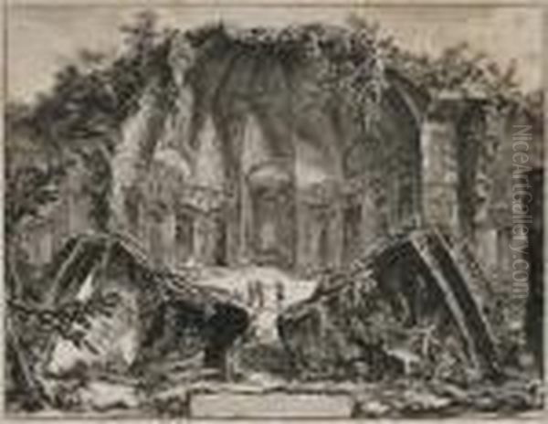 Avanzi Del Tempio Del Dio Canopo Nella Villa Adriana In Tivoli - view 1