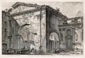 Veduta Dell' Atrio Del Portico Di Ottavia