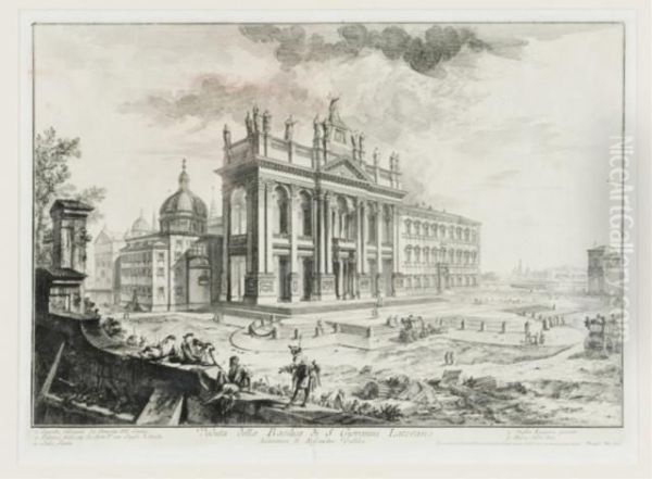 Veduta Della Basilica Di S. Giovanni Laterano - view 1