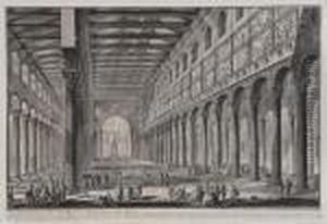 Veduta Della Basilica Di S. Paolo Fuor Delle Mura by Giovanni Battista Piranesi