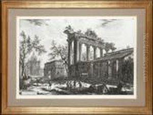 Widok Ruin Swiatyni Zgody W Rzymie - Z Cyklu "trofei Di Ottaviano Augusto" by Giovanni Battista Piranesi