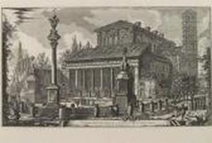 Veduta Della Basilica Di S. Lorenzo Fuor Delle Mura by Giovanni Battista Piranesi