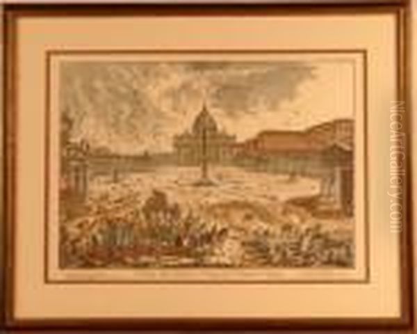 Veduta Della Basilica,
E Piazza Di S. Pietro In Vaticano - view 1