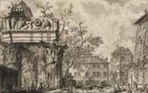 Veduta Del Tempio Di Giove Tonante by Giovanni Battista Piranesi