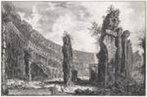 Veduta Dell'interno Del'anfiteatro Flavio by Giovanni Battista Piranesi