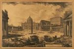 Vue De La Place Saint Pierre, Rome