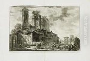 Vedute Di Roma - The Fontana Dell'acqua Giulia by Giovanni Battista Piranesi