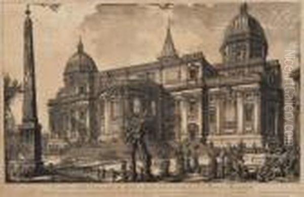Veduta Della Facciata Della Basilica Santa Maria Maggiore - view 1