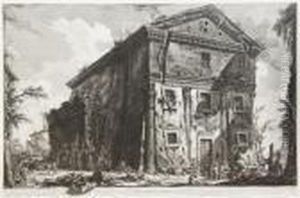 Veduta Del Tempio Di Bacco by Giovanni Battista Piranesi