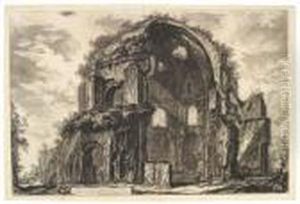 Veduta Del Tempio Ottangulare Di Minerva Medica by Giovanni Battista Piranesi