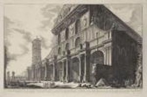 Veduta Della Basilica Di S. Paolo Fuor Delle Mura by Giovanni Battista Piranesi