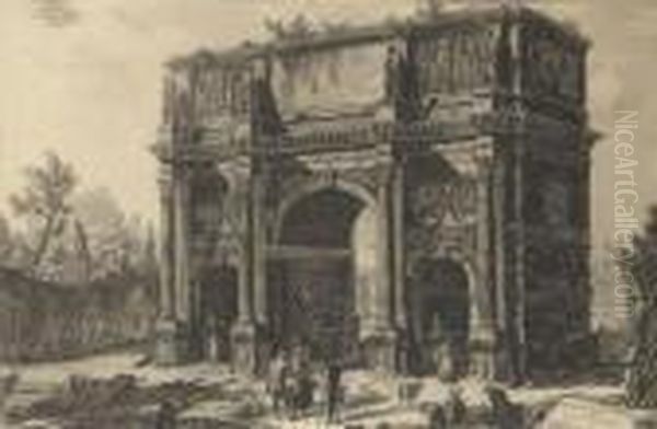 Veduta Dell' Arco Di Costantino - view 1