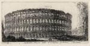 Anfiteatro Flavio Detto Il Colosseo In Roma by Giovanni Battista Piranesi