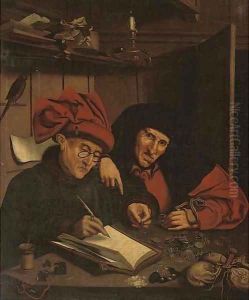 Two tax gatherers by Marinus van Reymerswaele