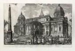 Veduta Della Facciata Di Dietro Della Basilica Di Santa Maria
Maggiore