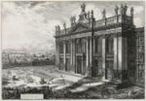 Veduta Della Facciata Della Basilica Di S Giovanni
Laterano