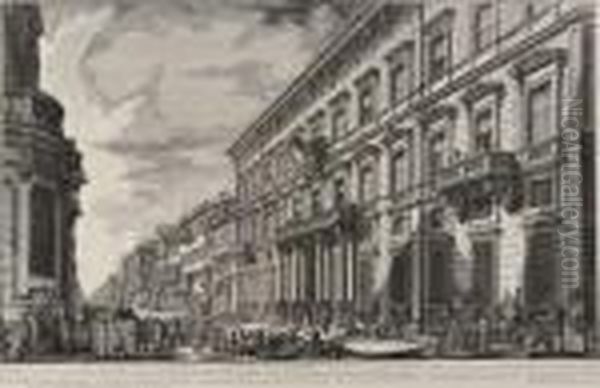 Veduta Del Palzzo Dell' Academia Istituta Da Louisxiv Re Di Francia - view 1