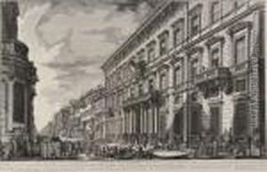Veduta Del Palzzo Dell' Academia Istituta Da Louisxiv Re Di Francia