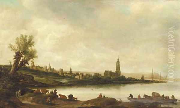 A view of Rhenen from the South West - view 1