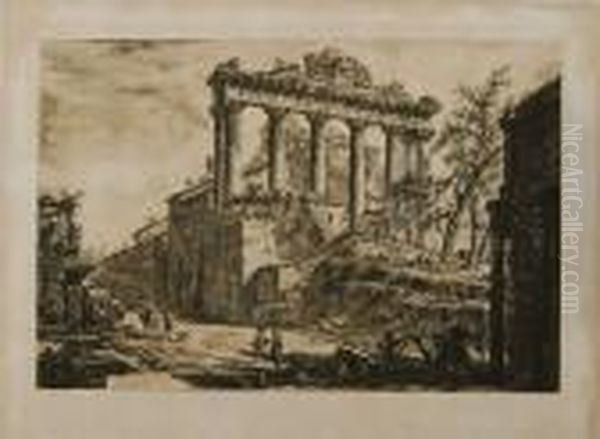 "veduta Del Tempio Detto Della Concordia" - view 1