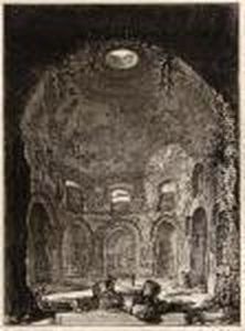 Veduta Interna Del Tempio Della Tosse..., Vedute Di Roma