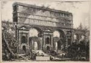 Veduta Del Monumento Imperador Tito Vespasiano by Giovanni Battista Piranesi