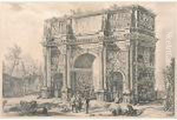 Veduta Dell'arco Di Costantino - view 1