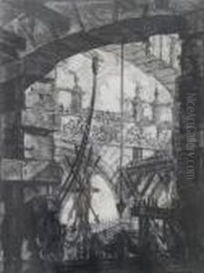 Carcere Iv: The Grand Piazza by Giovanni Battista Piranesi