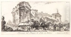 Rovescio Del Tempio Di Pola In Istria by Giovanni Battista Piranesi