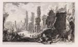 Veduta Degli Avanzi De' Mausolei E Delle Fabbriche Sepolcrali, Sparse Per La Via Appia