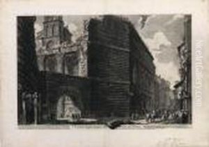 Piranesi 
Veduta Degli Avanzi Del Foro Di Nerva by Giovanni Battista Piranesi