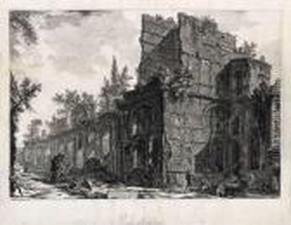Rovine Di Uno Degli Alloggiamenti De' Soldati In Tivoli - view 1
